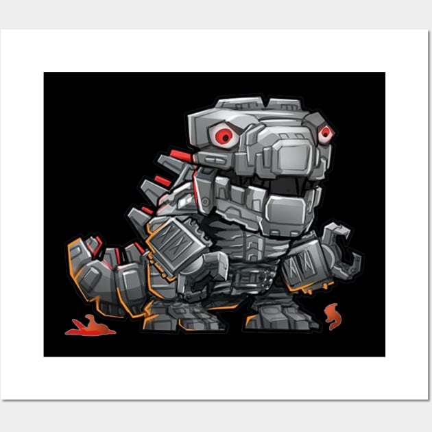 mechaGodzilla Wall Art by mprokolo corgi